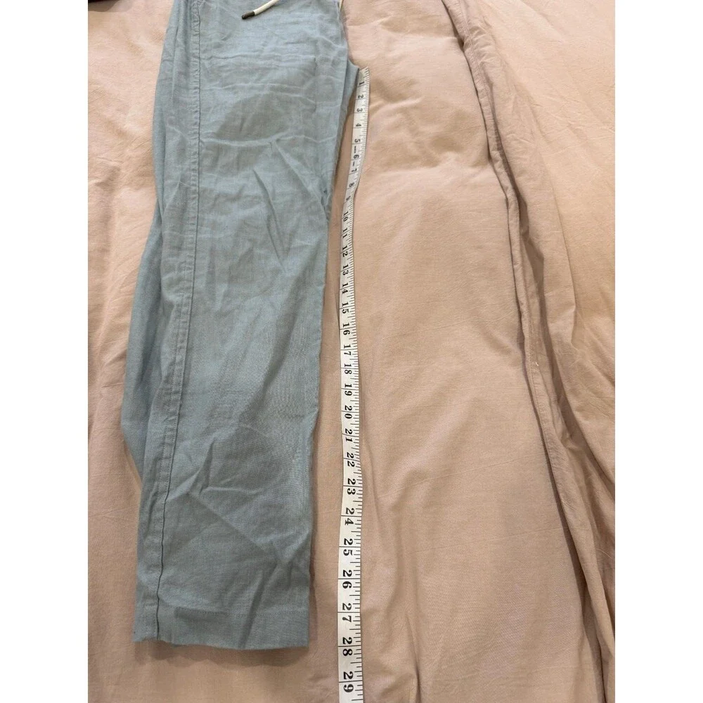 Dandy Del Mar Mens XS Green Brisa Cuban Short Sleeve + Pants Linen Embroidered - Picture 16 of 16